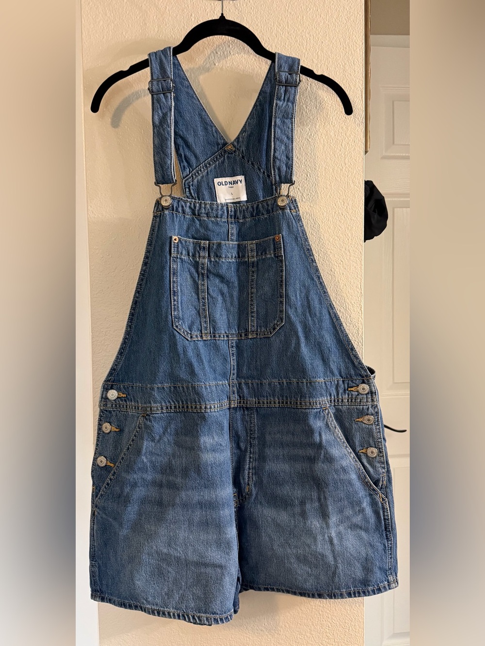 Old Navy Denim Blue Kids Short Overalls One-Piece